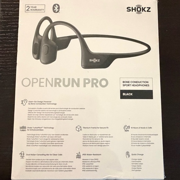 Shokz OpenRun Pro Bone Conduction Headphones - Picture 4 of 4